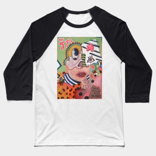 something for no one | surreal abstract pop art by Tyler Tilley | Weird art painting Poster strange times Baseball T-Shirt